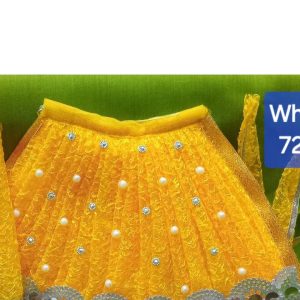 Mata Rani Lehnga Designer Poshak Yellow