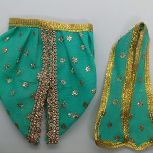 Rama green laddugopal  / yugal Sarkar dhoti patka 5no.